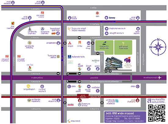 Map to ThaitravelCenter.com