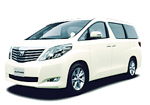Vans with driver Toyota Alphard