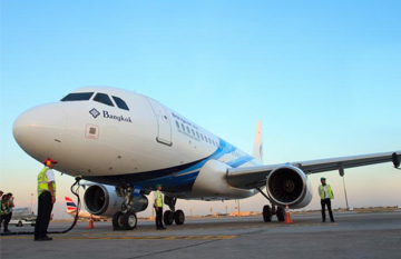 บางกอกแอร์เวย์ส รับเครื่องบินแบบแอร์บัส A319 ลำใหม่ล่าสุด ให้บริการภายใน-ระหว่างปท