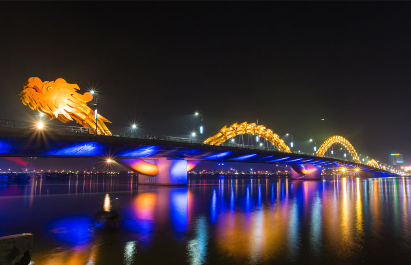 ทัวร์เวียดนามกลาง ดานัง เว้ ฮอยอัน บานาฮิลล์ ล่องเรือกระด้งและเรือมังกร หมู่บ้านกั๊มทาน พระราชวังไดโน้ย 4 วัน 3 คืน สายการบินแอร์เอเชีย