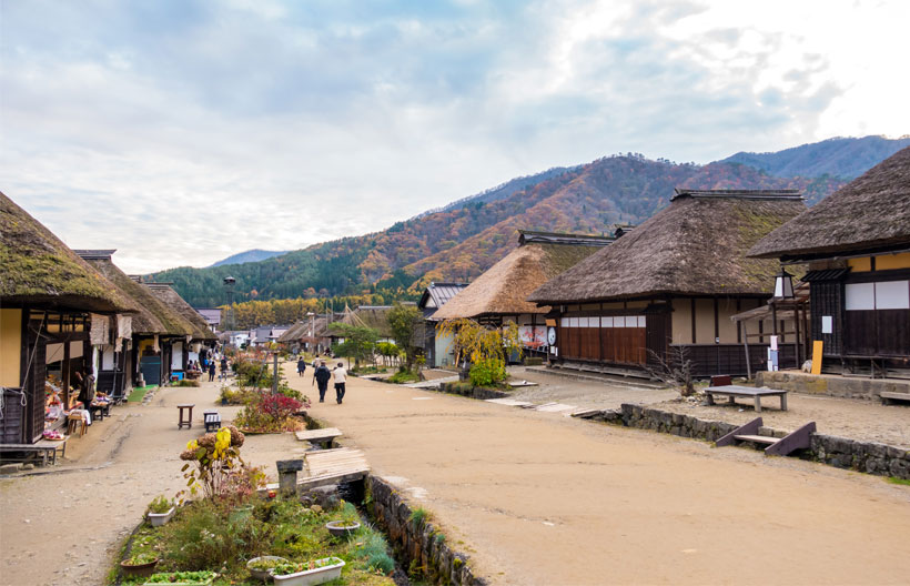 ทัวร์ญี่ปุ่น ฟุกุชิมะ โตเกียว ใบไม้เปลี่ยนสี  ทะเลสาบฮิบะระ หมู่บ้านโบราณกลางหุบเขา โออุจิจูคุ ปราสาทสึรุกะ 7 วัน 5 คืน สายการบินไทย