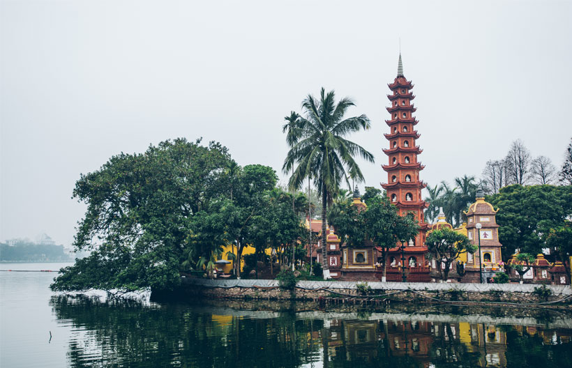 ทัวร์เวียดนามเหนือ ฮานอย ซาปา ฟานซิปัน  สุสานโฮจิมินห์  วัดเจดีย์เสาเดียว  วัดเฉินก๊วก 4 วัน 3 คืน สายการบินแอร์เอเชีย