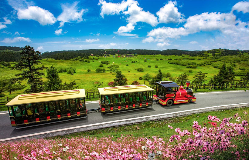 ทัวร์จีน ฉงชิ่ง ภูเขานางฟ้า อุทยานหลุมฟ้า รถไฟทะลุตึก  มหาศาลาประชาคม หงหยาต้ง  4 วัน 3 คืน สายการบินเสฉวนแอร์ไลน์