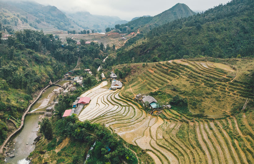 ทัวร์เวียดนามเหนือ ฮานอย นิงบิงห์ ซาปา สุสานโฮจิมินห์ หมู่บ้านกั๊ตกั๊ต ทะเลสาบคืนดาบ นั่งกระเช้าลอยฟ้าสู่ยอดเขาฟานซิปัน 4 วัน 3 คืน สายการบินไทย