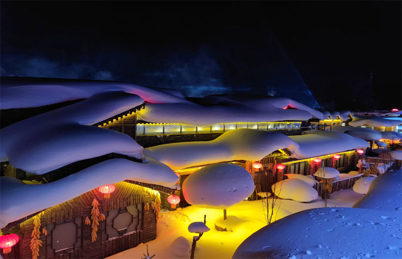 ทัวร์จีน ฮาร์บิน หมู่บ้านหิมะ HARBIN INTERNATIONAL ICE AND SNOW FESTIVAL  ตุ๊กตาหิมะยักษ์ 6 วัน 4 คืน สายการบินแอร์เอเชียเอ๊กซ์