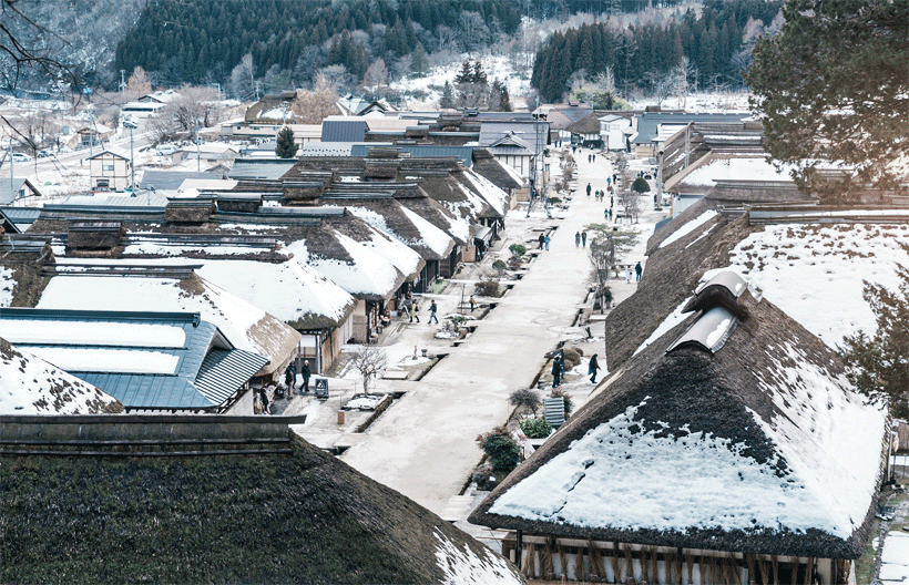 ทัวร์ญี่ปุ่น อิบารากิ นั่งกระเช้าภูเขาซาโอะ Snow Monster ปราสาททสึรุง  ทะเลสาบอินะวะชิโระ  หมู่บ้านโออุจิ จูคุ อามิพรีเมี่ยมเอาท์เล็ท 6 วัน 4 คืน สายการบินแอร์เอเชียเอ๊กซ์