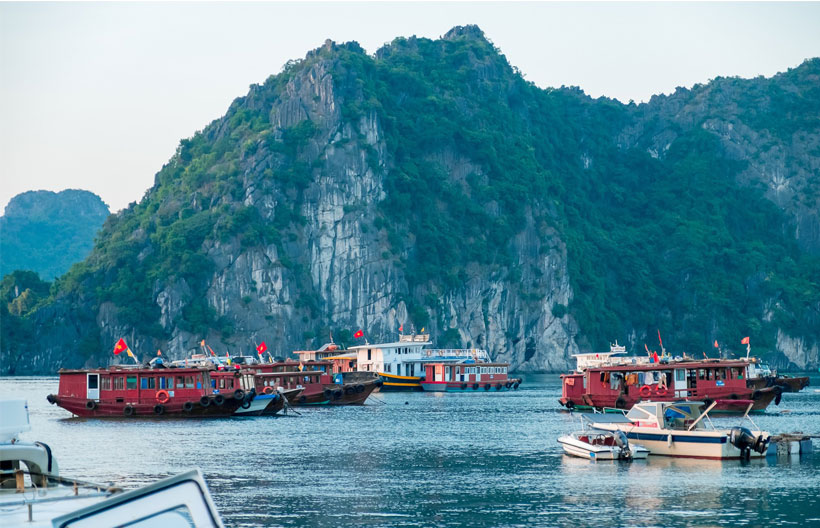 ทัวร์เวียดนามเหนือ ไฮฟอง ฮานอย ซาปา ร่องเรืออ่าวฮาลองเบย์ ถ้ำนางฟ้า ยอดเขาฟานซิปัน 4 วัน 2 คืน สายการบินแอร์เอเชีย