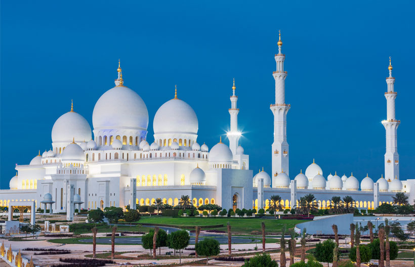 ทัวร์ตะวันออกกลาง ดูไบ อาบูดาบี มัสยิดหลวงSheik Zayed Grand Mosque น้ำพุเต้นระบำDubai Fountain