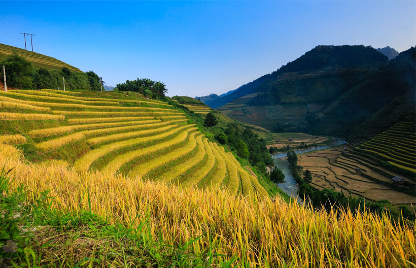 ทัวร์เวียดนามเหนือ บินตรงเชียงใหม่ นั่งกระเช้าชึ้นยอดเขาฟาซีปัน หมู่บ้านก๊าตก๊าต  ร้านกาแฟรถไฟ 4 วัน 3 คืน สายการบินแอร์เอเชีย