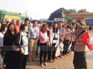 ทัวร์พม่า -บริษัทซอง เซน แมชชินเนอรี่ แมนูแฟคเจอริ่ง(ไทยแลนด์)จำกัด ท่องเที่ยวพม่า-ขอขอบคุณ บริษัทซอง เซน แมชชินเนอรี่ แมนูแฟคเจอริ่ง(ไทยแลนด์)จำกัด ที่ให้ความไว้วางใจเรานำท่องเที่ยวประเทศพม่า สักการะ 3 มหาบูชาสถาน อันศักดิ์สิทธิ์ นมัสการ พระพุทธรูปไจ้ปุ่น ชม พระธาตุอินทร์แขวน ทำบุญตักบาตร ณ วัดไจ้คะวาย อิสระช้อปปิ้ง และชิมเมนูขึ้นชื่อของพม่า